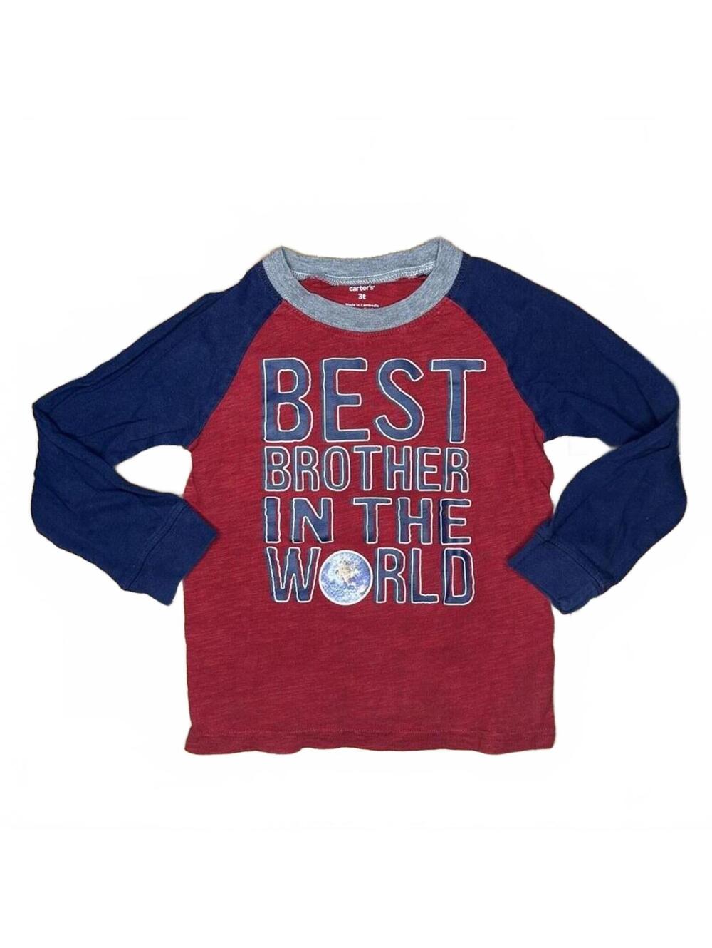 Carter's Best Brother Raglan Long Sleeve Shirt 3T